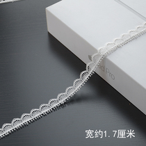 1 7cm fine line narrow side water soluble lace floral side handmade diy home cloth art bed pint decoration clothing accessories accessories