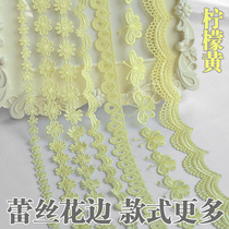 Lemon Yellow Water Soluble Lace Lace Accessories Diy Handmade Clothing Ornament Children Clothing Shoes Cap Decorative materials