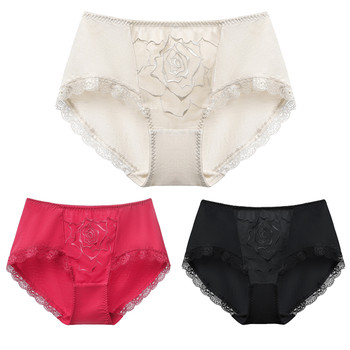Modal japanese embroidered soft skin-friendly butt-covering underwear