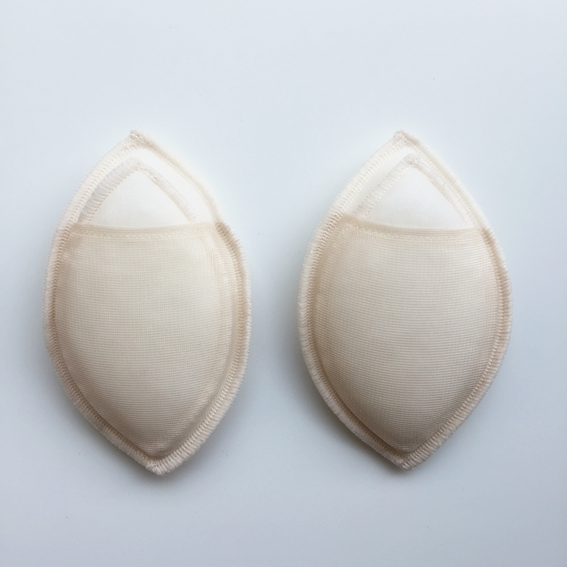 Export day single ~ gathered chest expansion double-layer adjustable removable water drop chest pad bra inserts