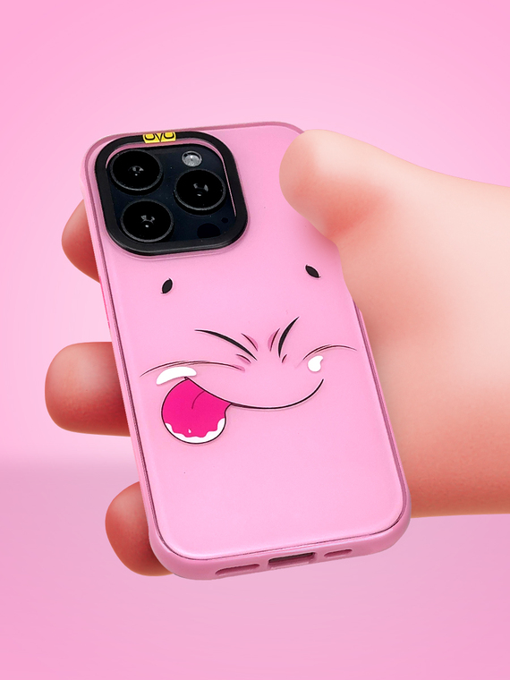 Dragon Ball Majin Buu Pink Cute Anime Anti-Fall iPhone Case