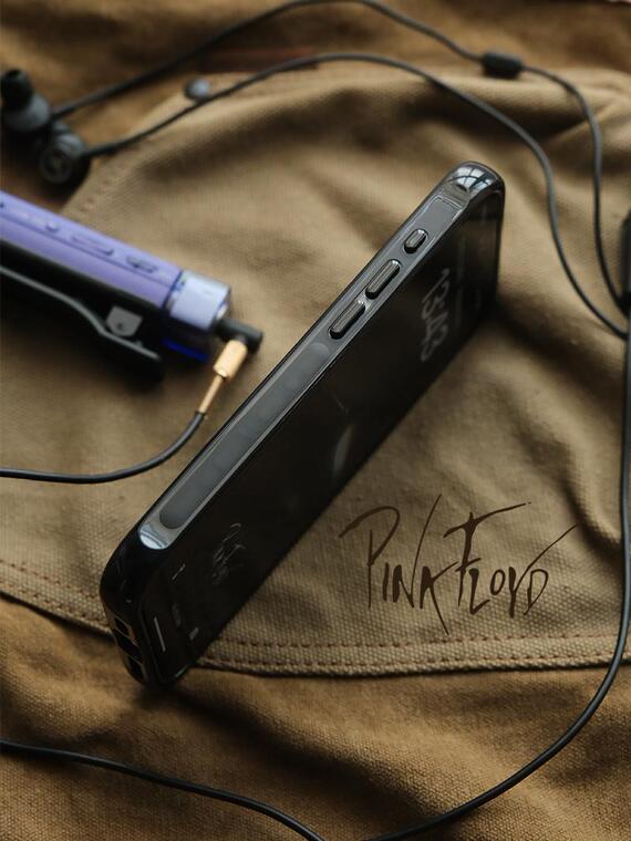 Pink Floyd Dark Side Prism Rainbow Black iPhone Case