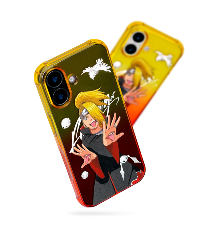 Deidara Naruto Artistic Explosions Sunset Gradient iPhone Case