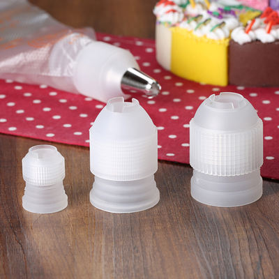 Cake piping nozzle converter, piping connector, small, medium and large piping bag tools, extrusion baking tools