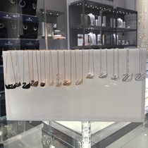 European counter union insurance Swarovski birthday gift to girlfriend classic pink swan necklace Clavicle chain