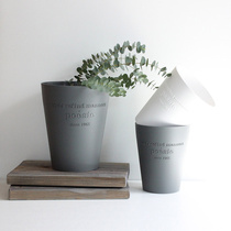 Japan imported way-be trash can home living room kitchen bathroom multi-functional Nordic style coverless trash can