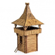 Wheat Record Warhammer pp 28mm 1:56 Wooden Scene Wooden Defense Tower