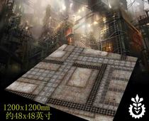 Little wheat reading Warhammer pp terrain blanket mouse pad 1 2x1 2 meters 1 2x1 8 Industrial Zone whole