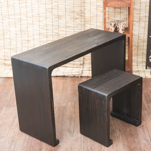 Стол Guqin, ласточка ручной работы, тенон, столик с твердым деревом Стабильный старый резонанс Tongmu с китайским дзен, экологическая защита китайских исследований