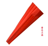 Шуан Као Мулан Фан -Саунд Фан, левая и правая рука вентилятора, прозрачная пластиковая костя