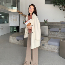 Old Ma Marius 120 Golden Australia handmade 3CM_11 needle long wool cashmere coat