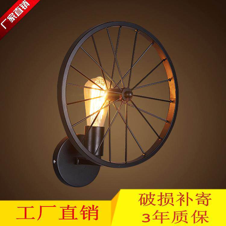 Retro Edison wheel imitation wall lights LOFT Industrial Ferrino Restaurant Cafe Corridor Avenue Wall Lights