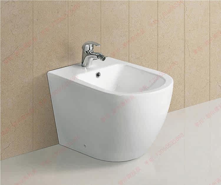 товар из китая 妇洗盆妇洁器净身盆陶瓷落地式冲洗盆冷热龙头家用妇女女士清洗盆 OTHER