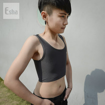 Taiwan Esha chest comfort upgraded version seamless pullover short vest handsome tles#PK-Velcro