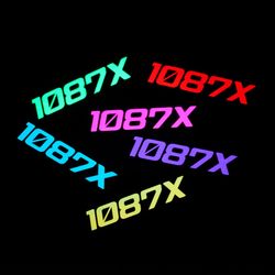 1087x 진짜 자동차 스티커 3 차원 수정 개인화 된 내 빛나는 자동차 스티커 콜드 라이트 시트 빛나는 로고 장식 자동차 스티커