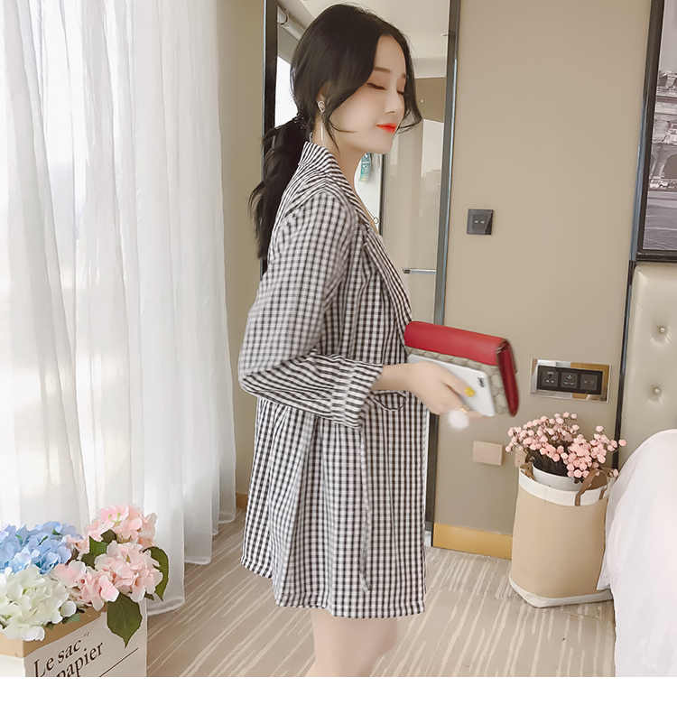 VK旗艦店 韓系休閒短褲條紋襯衫上衣吊帶顯瘦洋氣寬口褲套裝短袖褲裝