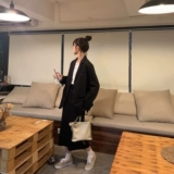 Весенние штаны, юбка, универсальный комплект для отдыха, костюм, свободный прямой крой, в британском стиле