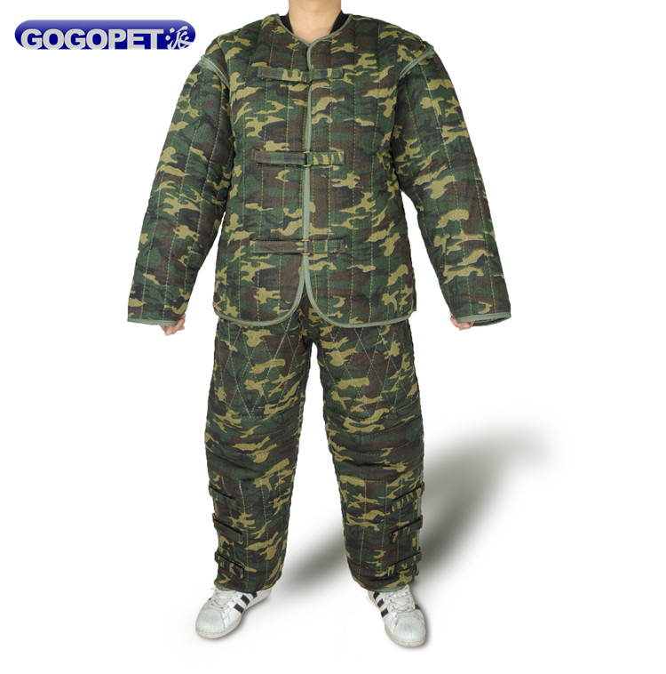 Canvas new protective clothing training device dog puff bite clothing pet supplies training clothing horse dog work dog equipment protective gear