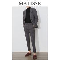 2021 Men Korea East Gate British Style Suit Best Man Dress Korean Handsome Small Suit Set Two Piece