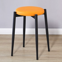 Желтая кожаная кожа на лице Черные ноги