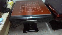 Automatic mahjong machine wood cover table dual-use cover table table Mahjong table wood cover