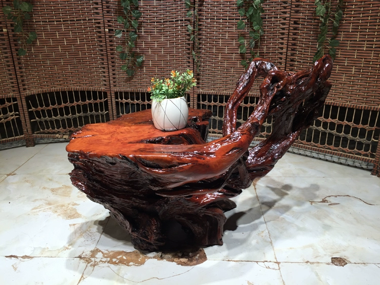 Rễ lê đỏ chạm khắc hình dạng tự nhiên gốc cây khung hoa trong nhà trang trí nhỏ sàn bonsai chậu hoa khung thủ công - Các món ăn khao khát gốc