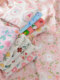 Cloth pure cotton 160 cm wide twill cotton handmade DIY cartoon rabbit pink sheet quilt cover cotton fabric