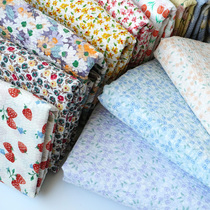 Cloth Pure Cotton Printing And Dyeing Fields Garden Diy Handmade Clothing Children Dress Dresses Floral Tulip Balsamico Crummy Flowers Salt Shrink Cotton Fabric