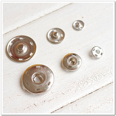 Jujia buttons, flip buttons for bags, snap buttons for clothes, loose snap buttons, silver snap buttons