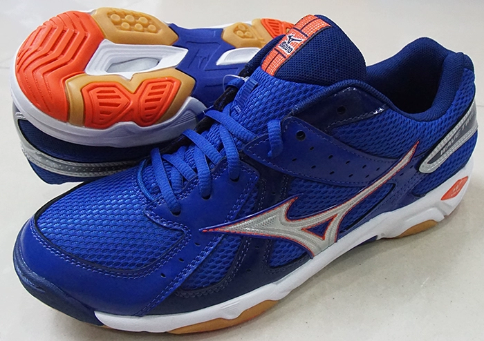 Mizuno MIZUNO hấp thụ sốc non-slip bóng chuyền giày cầu lông giày V1GA157006 WAVE TWISTER 4