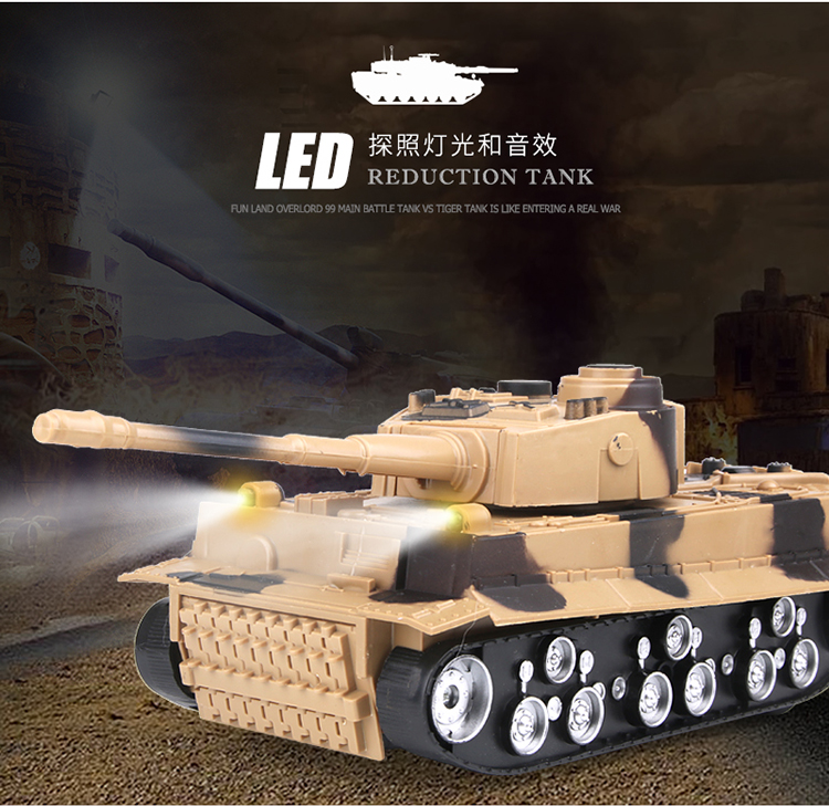 99 loại sạc xe tăng điều khiển từ xa hổ mô hình quân đội đồ chơi trẻ em xe off-road cậu bé món quà ăn gà chiến xe đồ chơi điều khiển từ xa cao cấp