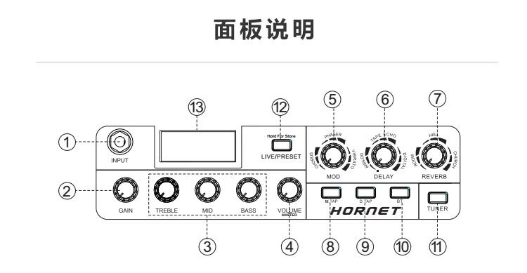 Tai nghe ma thuật MOOER 15W kỹ thuật số Bluetooth loa điện loa mini loa hiệu ứng tương tự loa đa chức năng - Loa loa loa bass 30