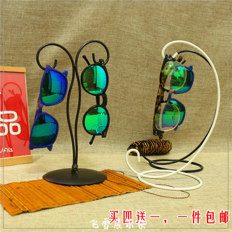 Metal glasses display frame Creative hanging sunglasses props Sunglasses display stand eyeglass shop decoration