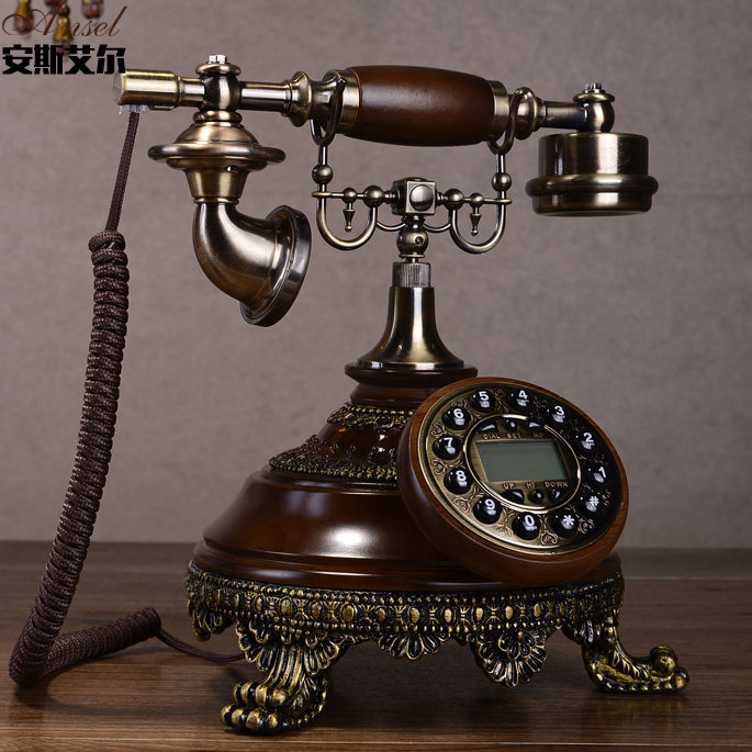 Ansaire Classical Fashion Antique Phone Phone Vintage Phone Household Hocket American telephone
