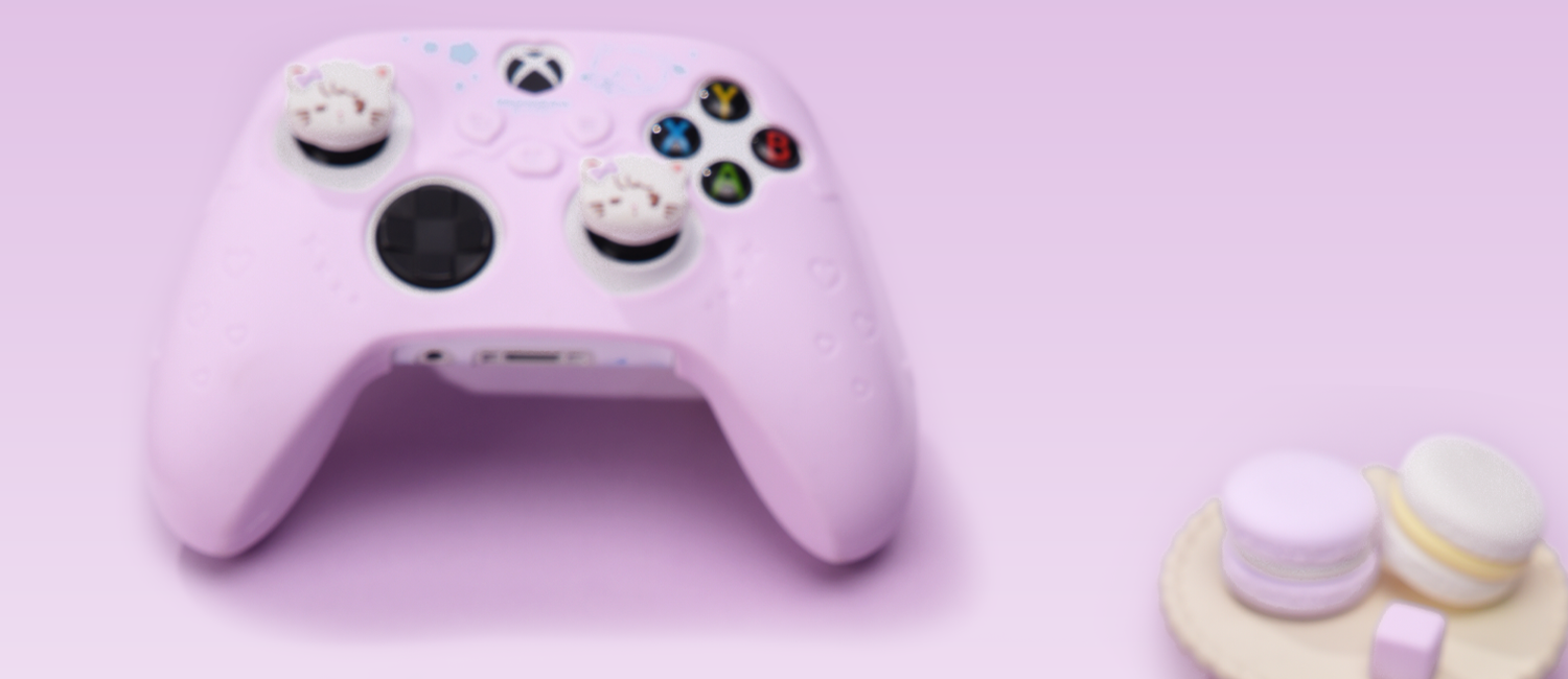 Рукав силиконовые ручки 极想ps5手柄套xbox游戏手柄矽胶保护壳卡通可爱软壳防摔mikko联名