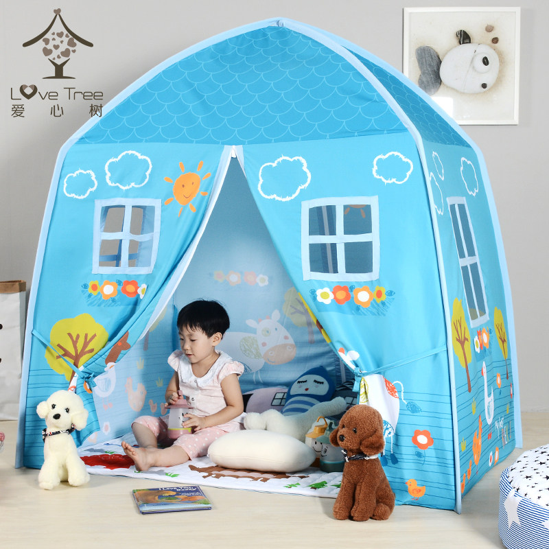 Love tree Indoor children's tent Oversized game house Children's room decoration baby bed reading corner