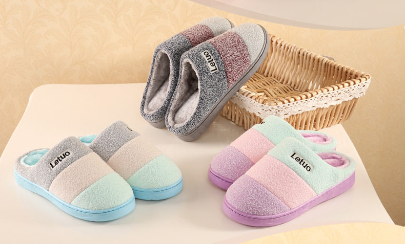 Pantoufles enfants en suède pour hiver - semelle EVA - Ref 1008201 Image 7