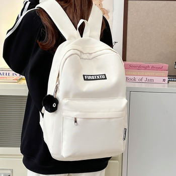 Student Junior High School Student Schoolbag Female 2025 New Versatile Simple Niche Backpack High-Value Backpack Male Recommended