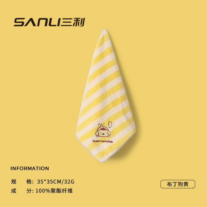 Sanrio Co-Branded Sanrio Officially Licensed Pudding Dog Highly Absorbent Quick-Drying Towel Lint-Free Cleaning Cloth Hand Towel