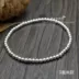 Chính hãng tùy chỉnh S999 retro sterling bạc hạt vài bóng bé chuyển hạt vòng tay vòng chân trang sức nhiều vòng nữ - Vòng chân