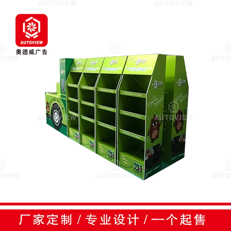 Khun Sea Tweed supermarket shelves Large desktop display case Snack Convenience Store Alternative Paper Pvc Display Terminal Customisation