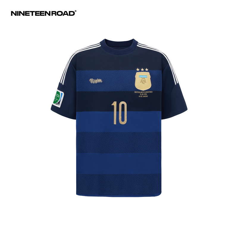 【Argentina】2014 Class - Argentina - Messi - Everyday Versatile Jersey, Loose Fit, Crew Neck