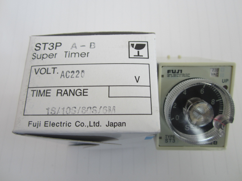 Punch 2 crown Fuji time relay ST3PA-BST3PA-AST3PA-CST3PA-D 220V
