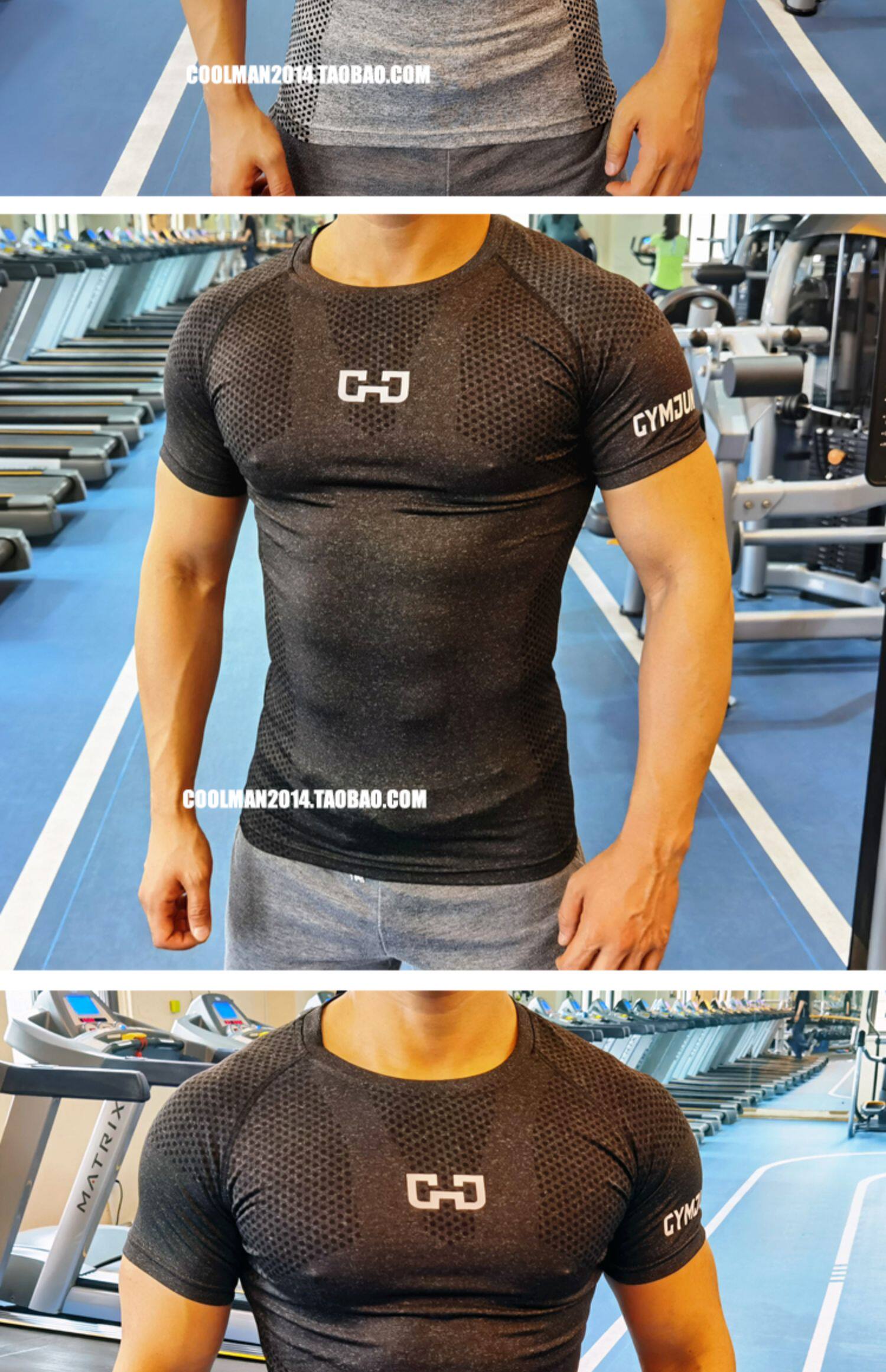 Мужская дорожная спортивная футболка для спортзала, быстросохнущая баскетбольная корзина для белья, компрессионное белье для тренировок, короткий рукав, в обтяжку, для бега 