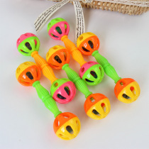 0-1 year old baby early education plastic rattle Baby Bell Bell Bell hand Bell Bell toddler handle hand grip shake Bell