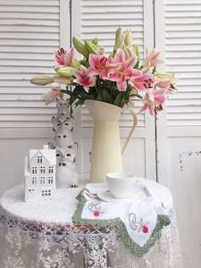 ZAZA gió trang trí hoa sắt chậu hoa nghệ thuật bình hoa chậu hoa phong cách châu Âu vườn hoa retro trang trí - Vase / Bồn hoa & Kệ