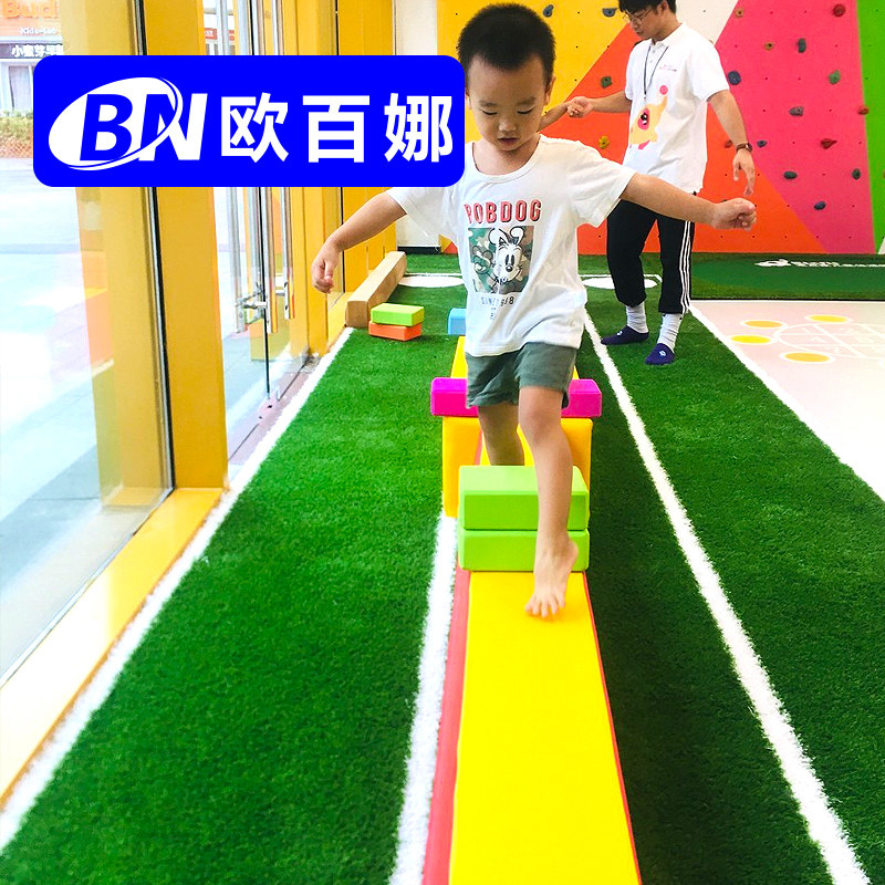 O 100 Na Outdoor Playground Emulation Lawn Artificial Rainbow Fake Grass Fitness Room Kindergarten Exclusive Carpet Greens