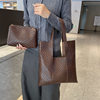 Mother-in-Child Bag Large Capacity Underarm Bag Vegetable Basket Casual Weaving Fashion Shoulder Bag Niche Ins Tote Bag