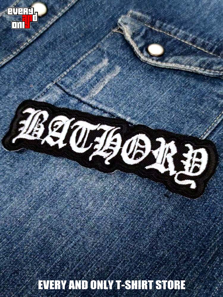 Липучка для пододеяльника bathory黑金属乐队周边立体刺绣马甲衣贴补丁破洞patch布标布贴