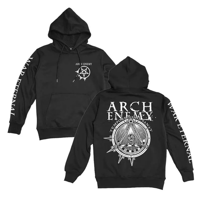 Пошло превью: Arch Enemy's arch enemy death metal band WAR ETERNAL autumn and winter men's and women's zip-up sweatshirt jacket